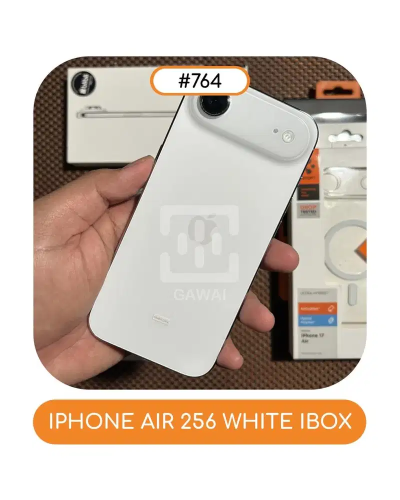 #764 Iphone Air White 256 Ibox Garansi 16 January 2027 BH 100%