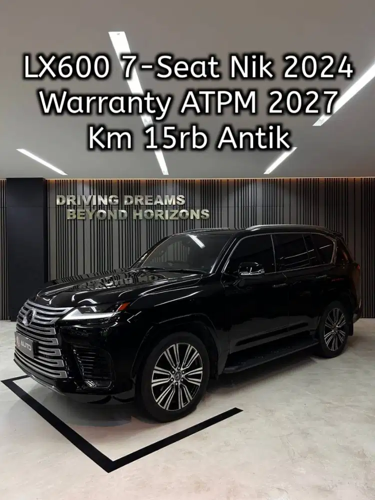 Lexus LX600 AT 7-Seater 2024 Hitam Km15rb D1689GAD