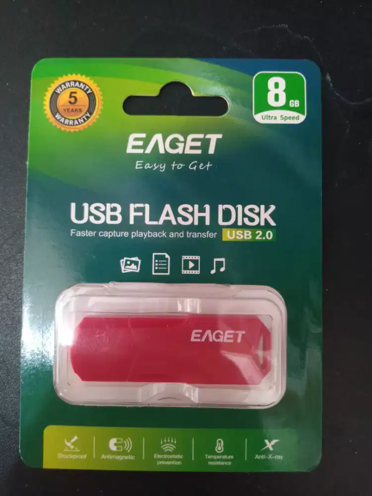 JUAL EAGET USB Flash Disk 8GB (USB 2.0)