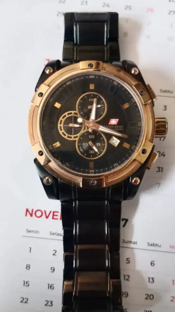 Jam Tangan Swiss Army Chronograph HCC-81695/4