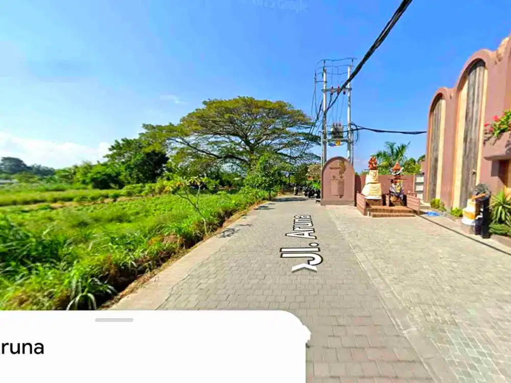 Tanah Jl Aruna Sanur Pantai Matahari Terbit