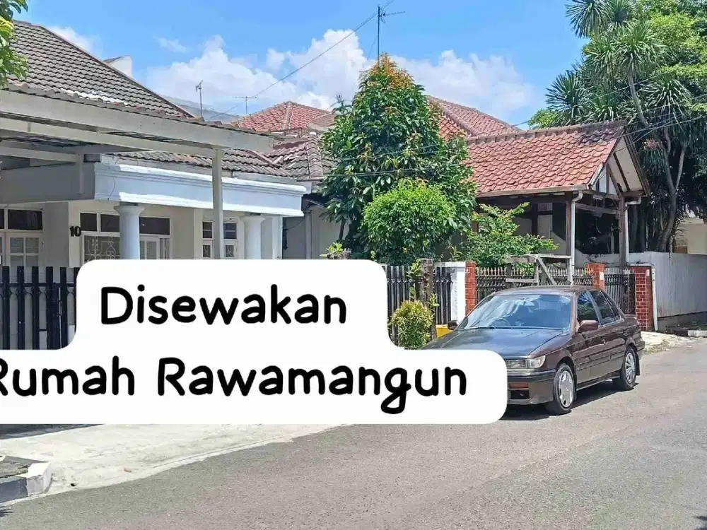 Disewakan Rumah Hoek Strategis Siap Huni di Rawamangun Jakarta Timur
