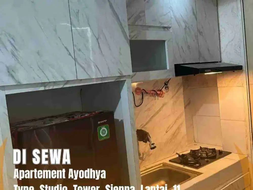 DI SEWA Apartemen Ayodhya Tower Sienna Type Studio Lantai 11