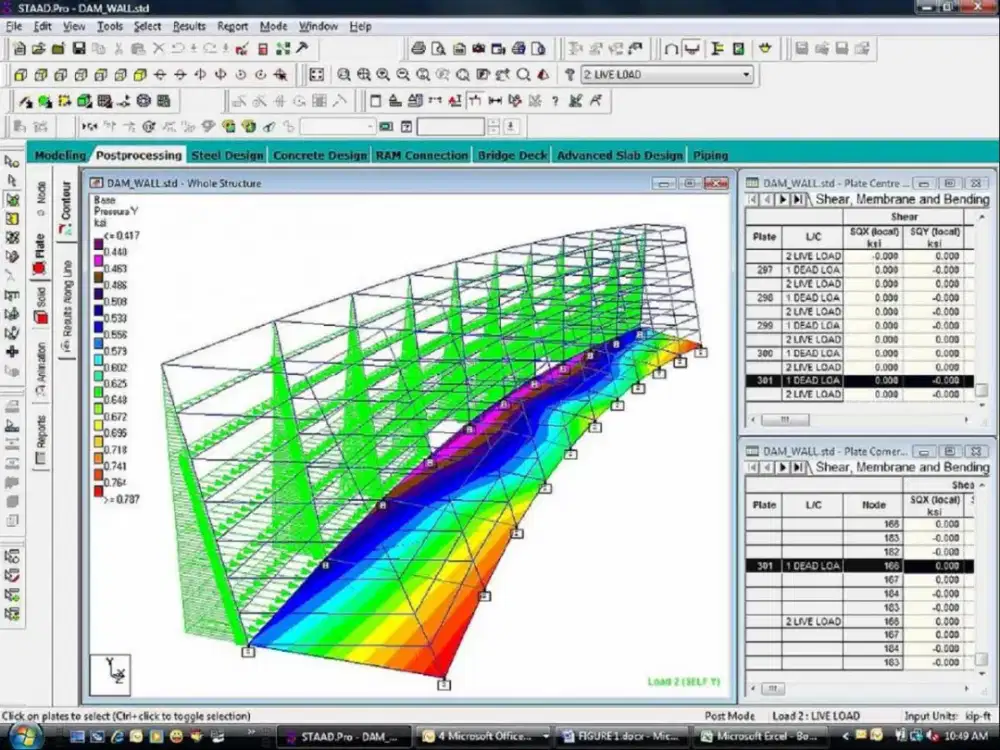 Kursus Staad Pro Structure Analysis