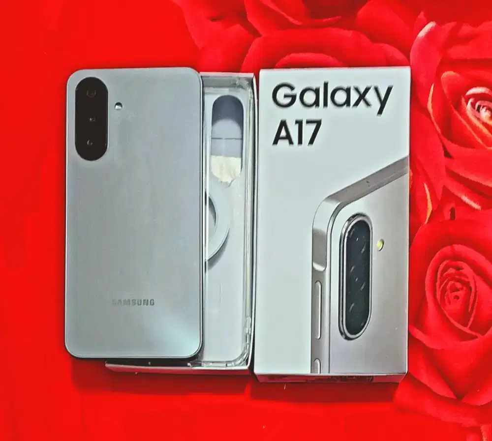 Samsung a17 Ram 8/128GB warna Gray like new Fullset masih garansi