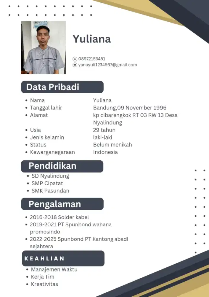 Cari pekerjaan  apa saja