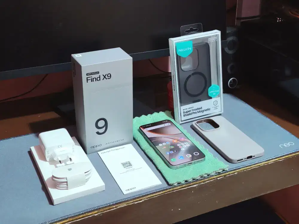 Oppo Find X9 12/256 like new umur 2 minggu fullset resmi !!!