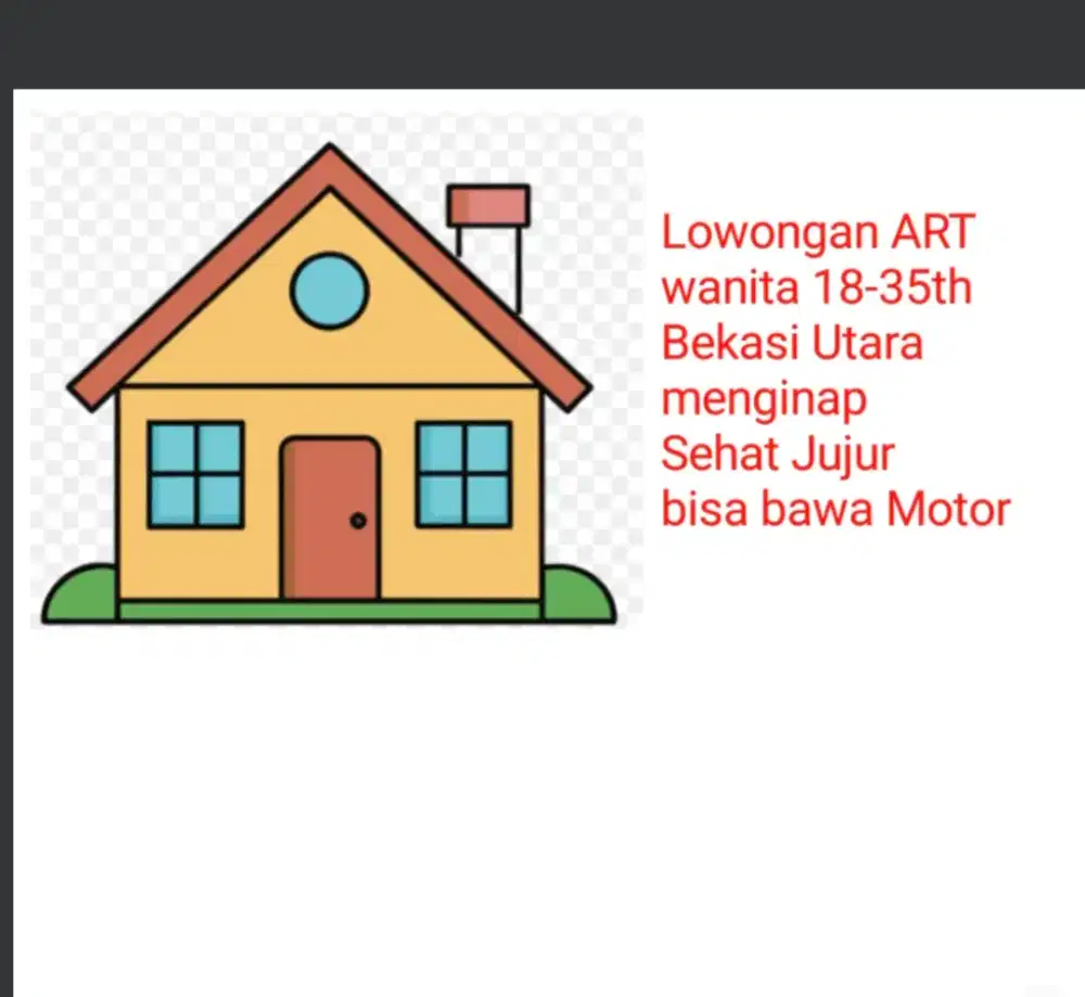 Lowongan ART menginap