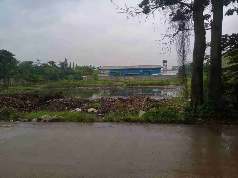 Jual tanah cinangka depok belakang pool blue bird 6 juta permeter Murah Nego
