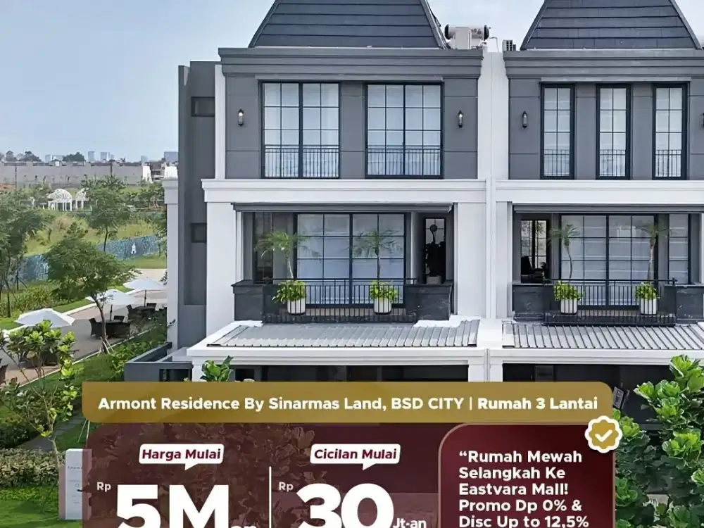ARMONT RESIDENCES 9x17 5 kamar inc lift lokasi terbaik & luxury di bsd city - gading serpong
