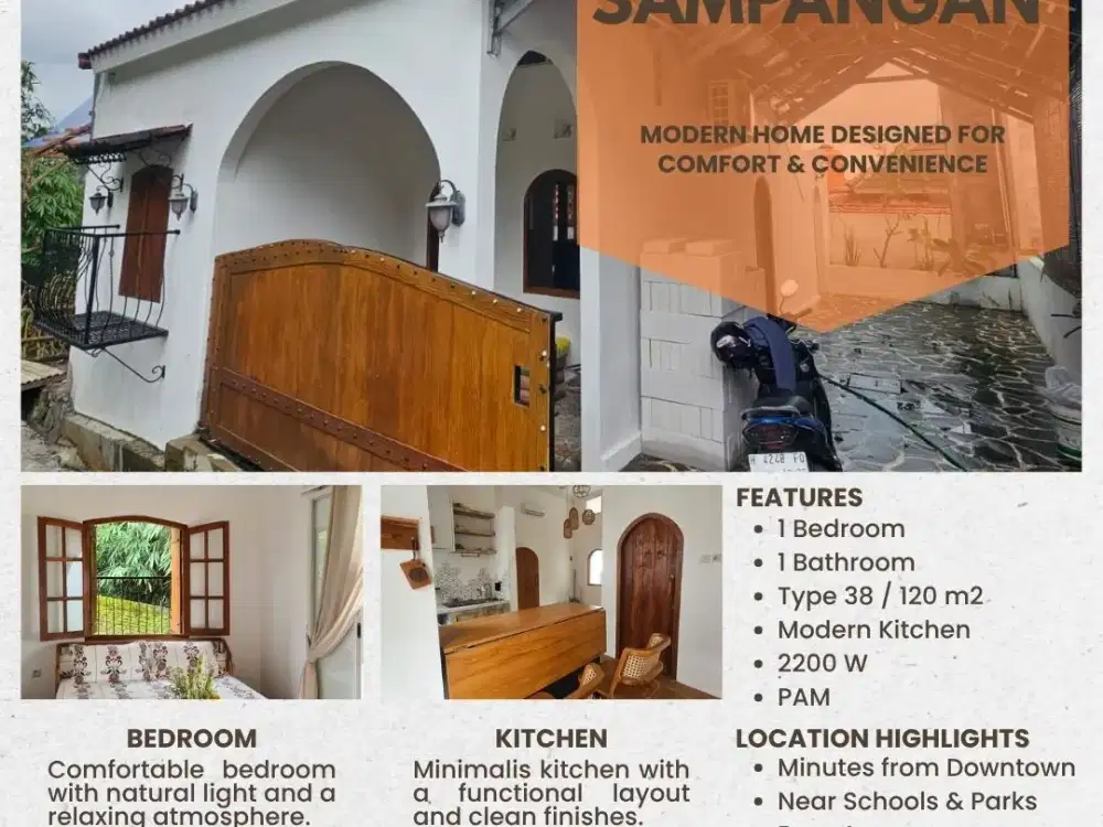 Rumah Full Furnished Siap Huni Sampangan Dekat Kampus Unnes