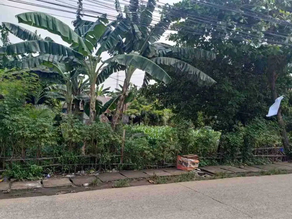 Lahan Pinggir Jalan Lokasi Strategis Dekat Pintu Tol Cimanggis