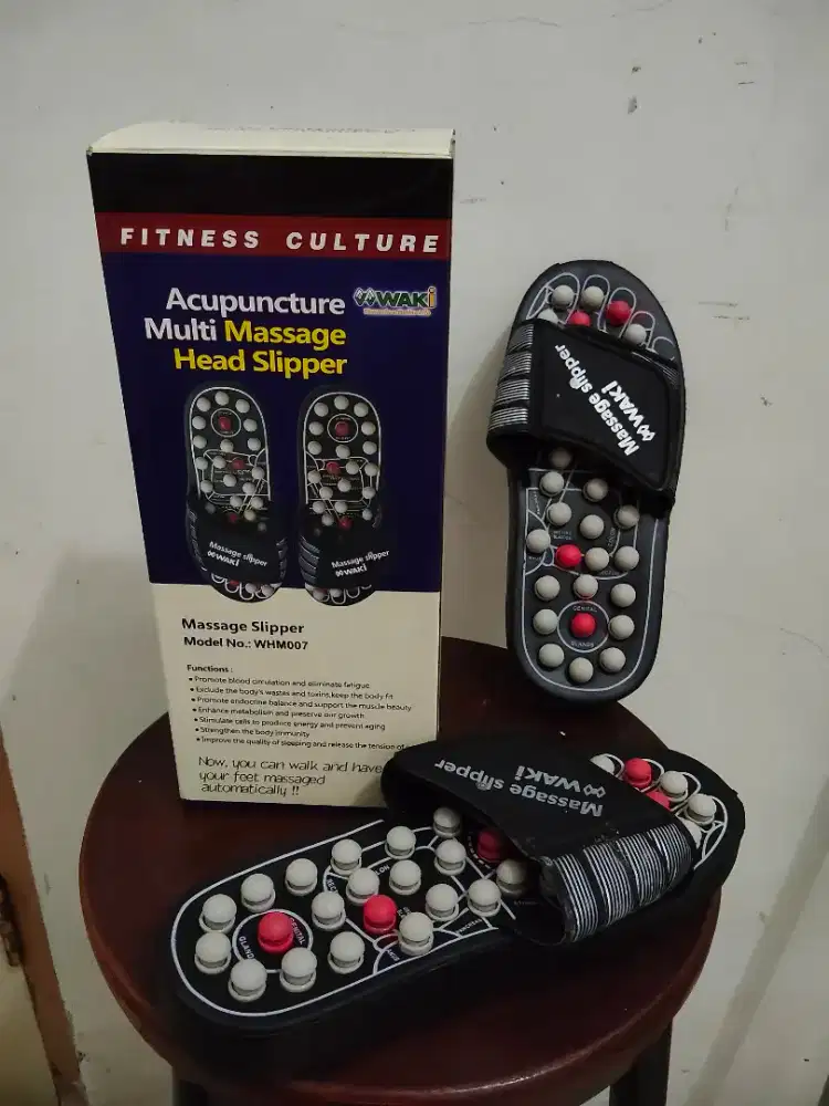 Sandal Akupuntur Multi Massage Head Slipper WAKI