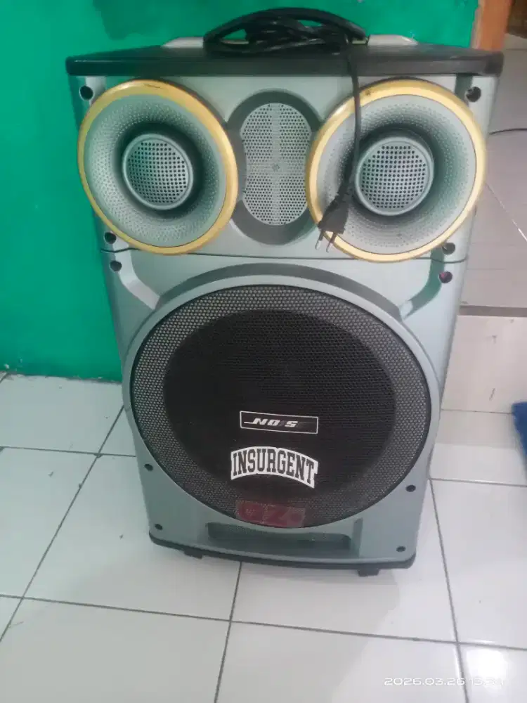 Jual sepeker aktip karoke bekas Masi ok