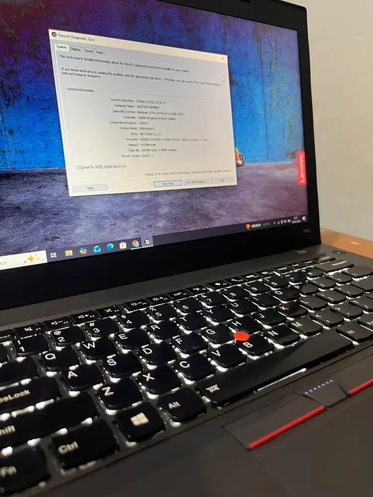 LENOVO THINKPAD CORE I5-5400U (2.3GHZ) SPEED SSD 256GB