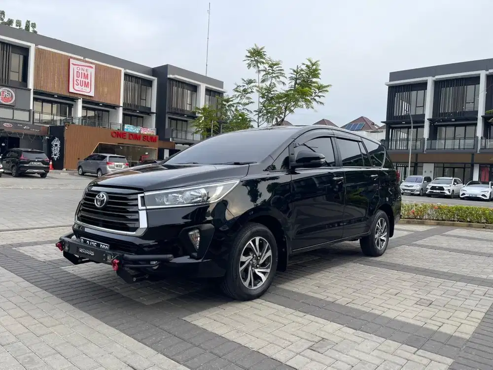 INNOVA G AT DIESEL 2021 HITAM KM 80rb PAJAK PANJANG TERAWAT FULL ORI