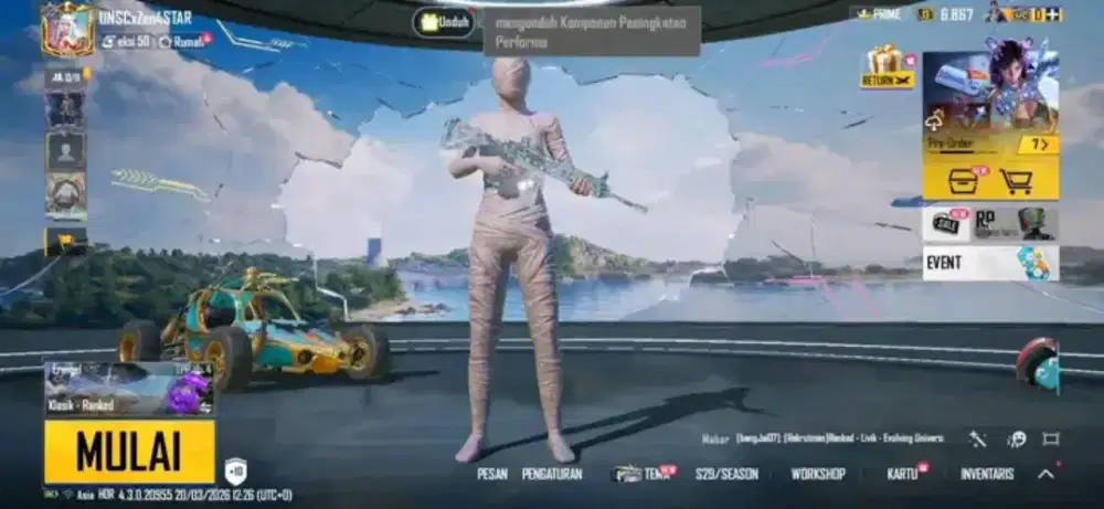 JUAL BELI AKUN PUBG MOBILEE