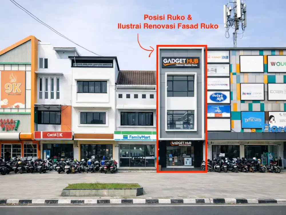 Ruko 5 Lantai di Pusat Kota Bogor  Jual Cepat Turun Harga Lokasi Bagus