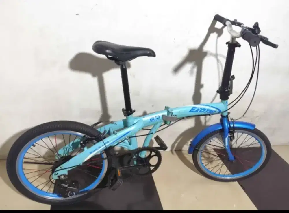 Sepeda lipat ukuran 20 kondisi normal