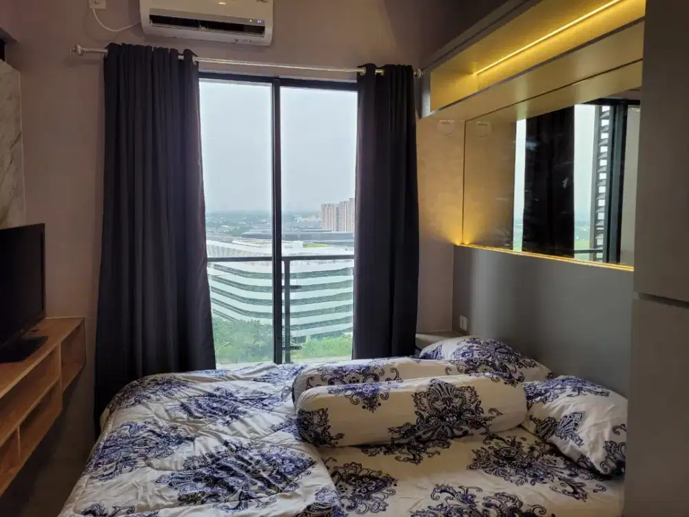 Dijual Cepat Apartemen Full Furnished Tipe Studio M Town Residence Tower Carmel Gading Serpong