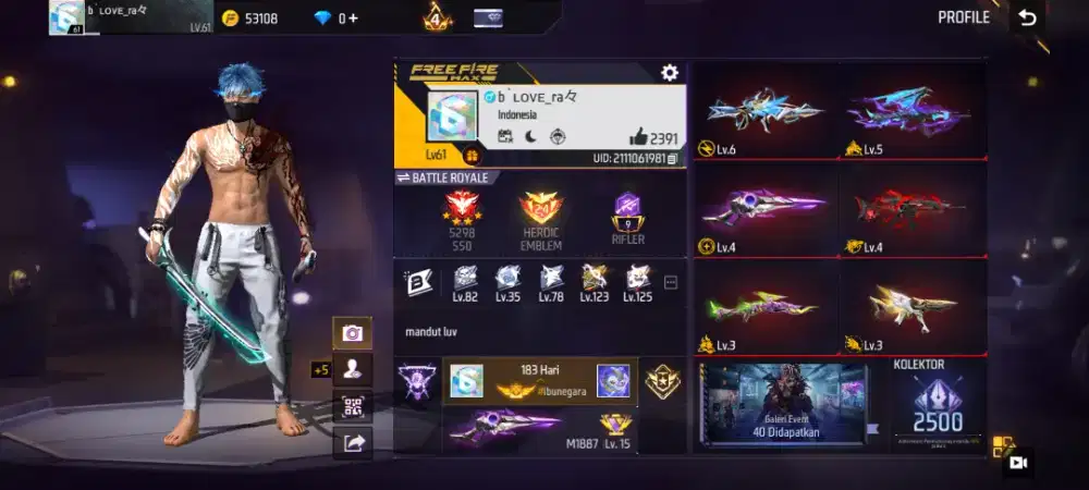 akun ff real no tipu tipu