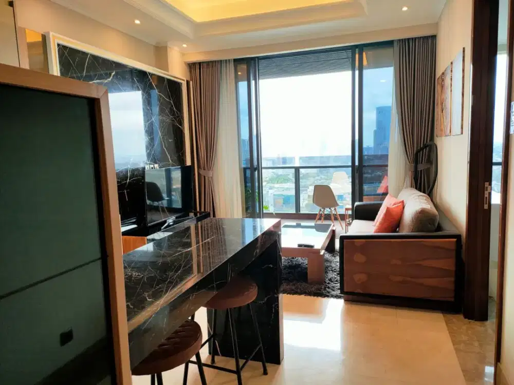 Disewakan Apartemen Distric 8 1 BR Luas 76 M2 Brand Full Furnish Jakarta Selatan