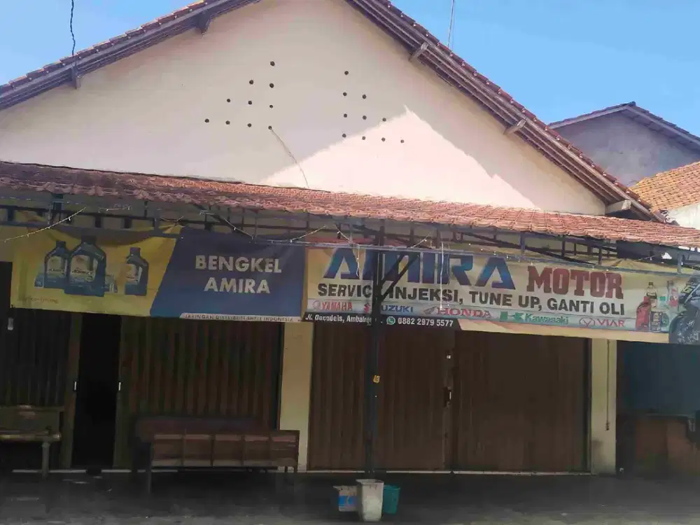 dijual / disewakan rumah komersil pinggir jalan utama daendels, ambalresmi, kebumen, parkir luas. muat bus, bnyak mobil. nego abis