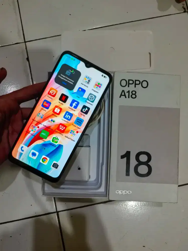 OPPO A18 BLACK NEW