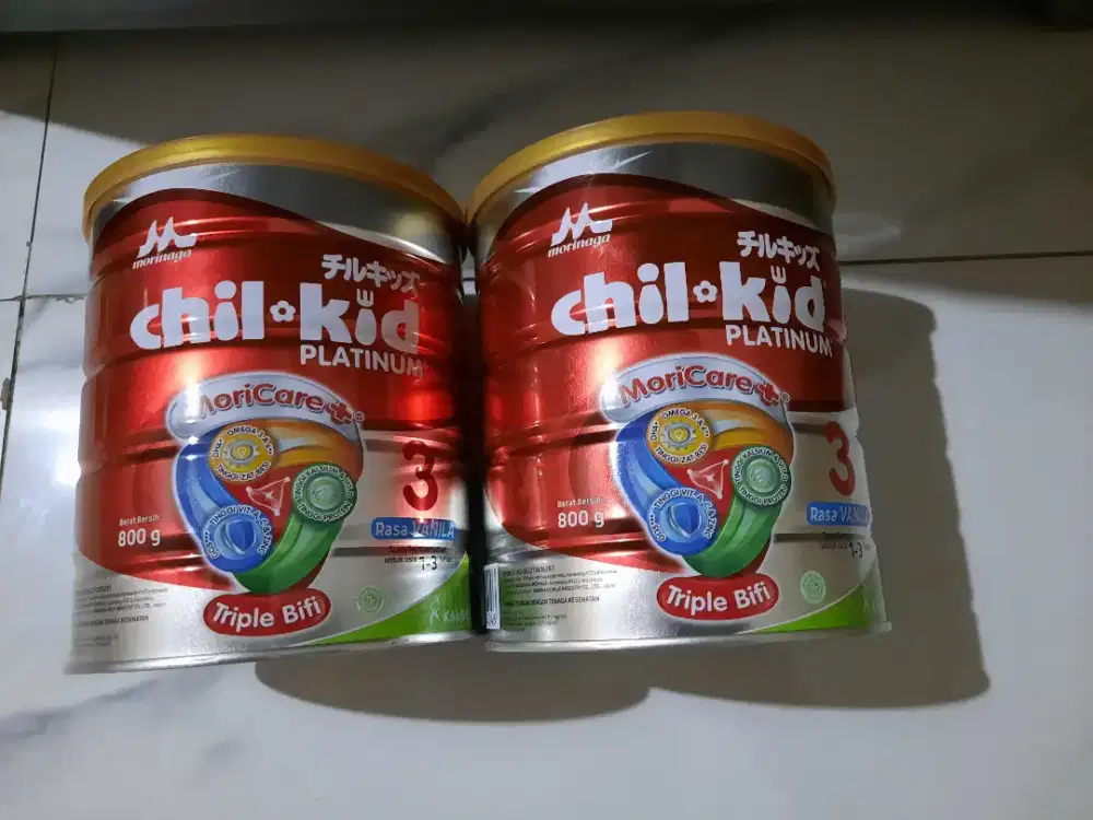 Susu Morinaga Chil-Kid Platinum 800g Baru belum dibuka 2pcs