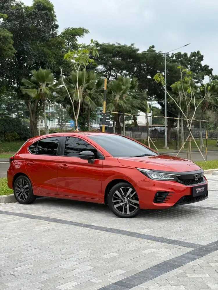 Honda City Rs Hatchback hb cvt nik 2021 oranye hrv jazz gk5