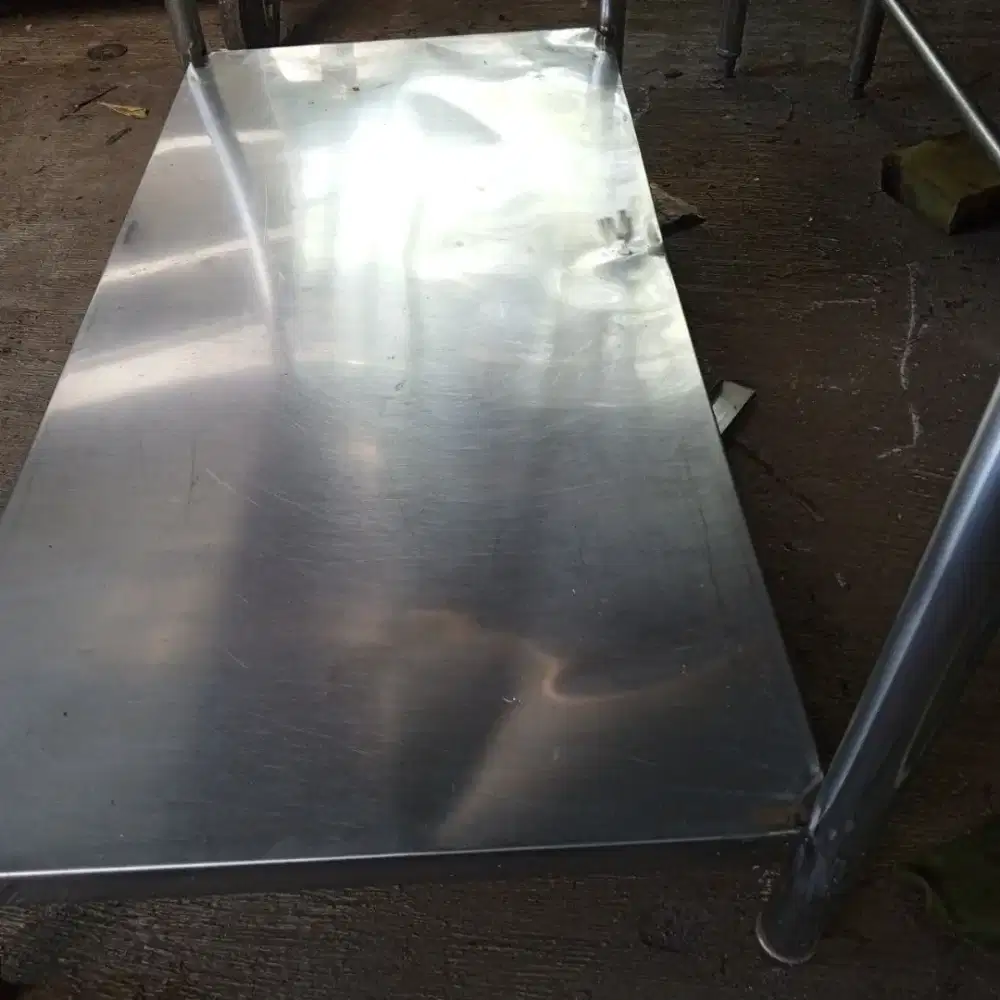 Stainles meja 2 susun