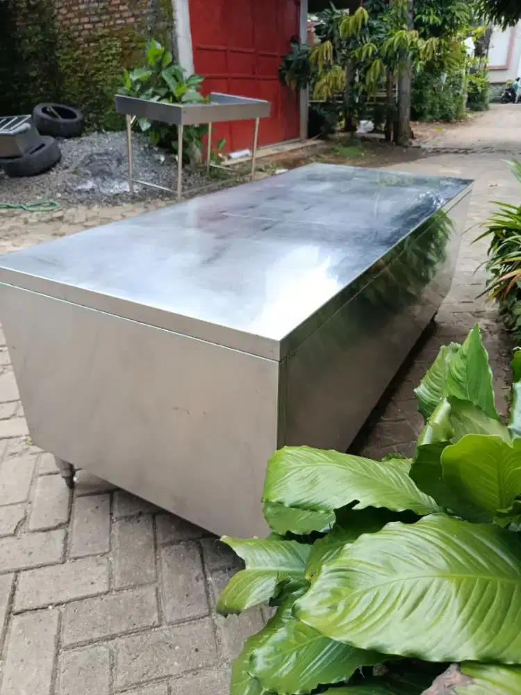 Stainles meja kabinet