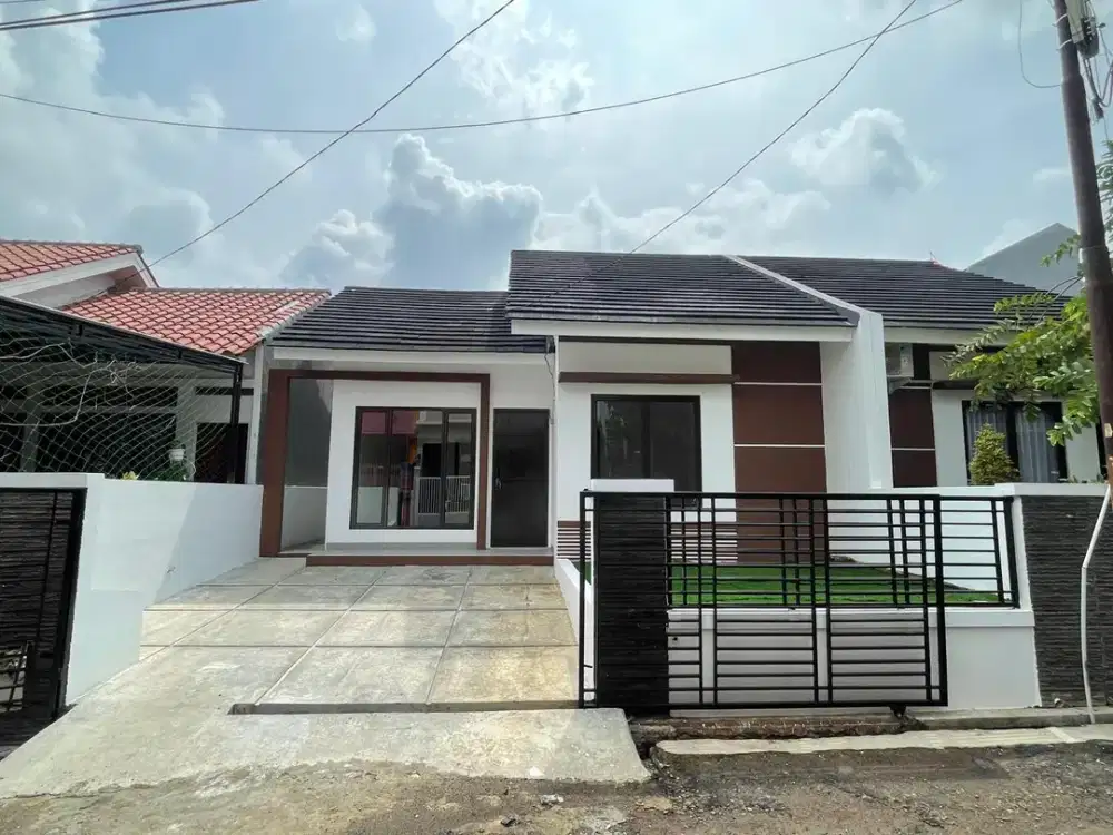 Rumah baru disain minimalis di Graha karika Pratama