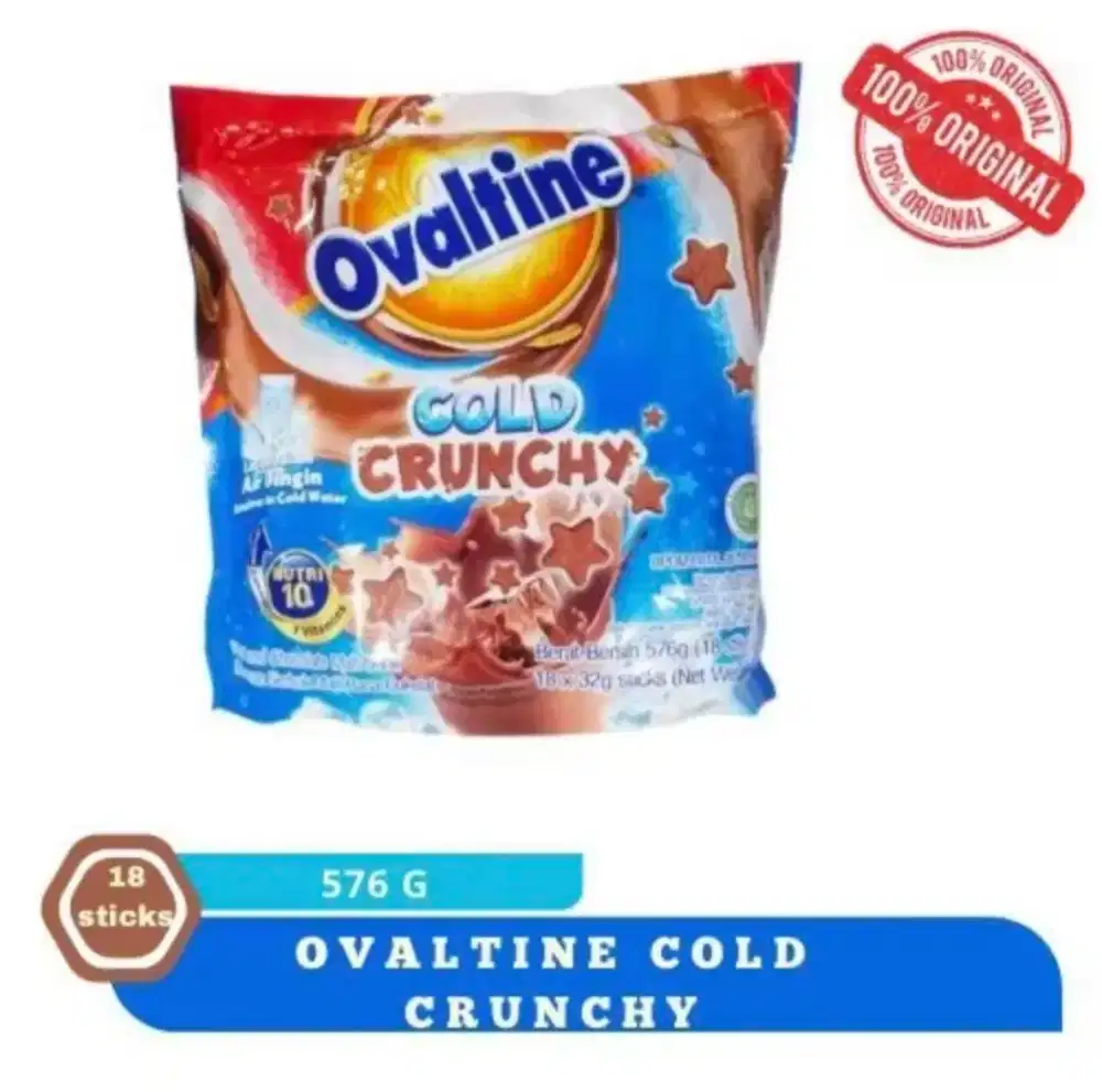 Ovaltine cold crunchy 32gr x 18s