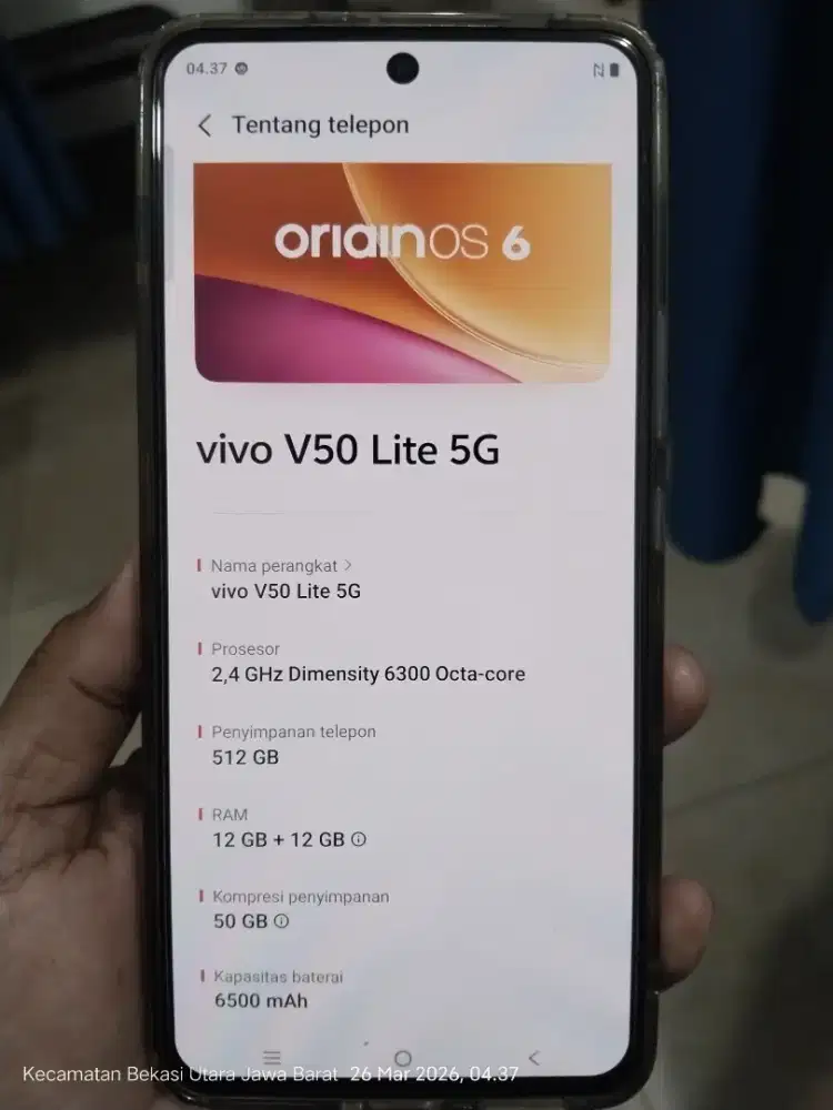 Vivo V50 lite 5G 12+12/512GB