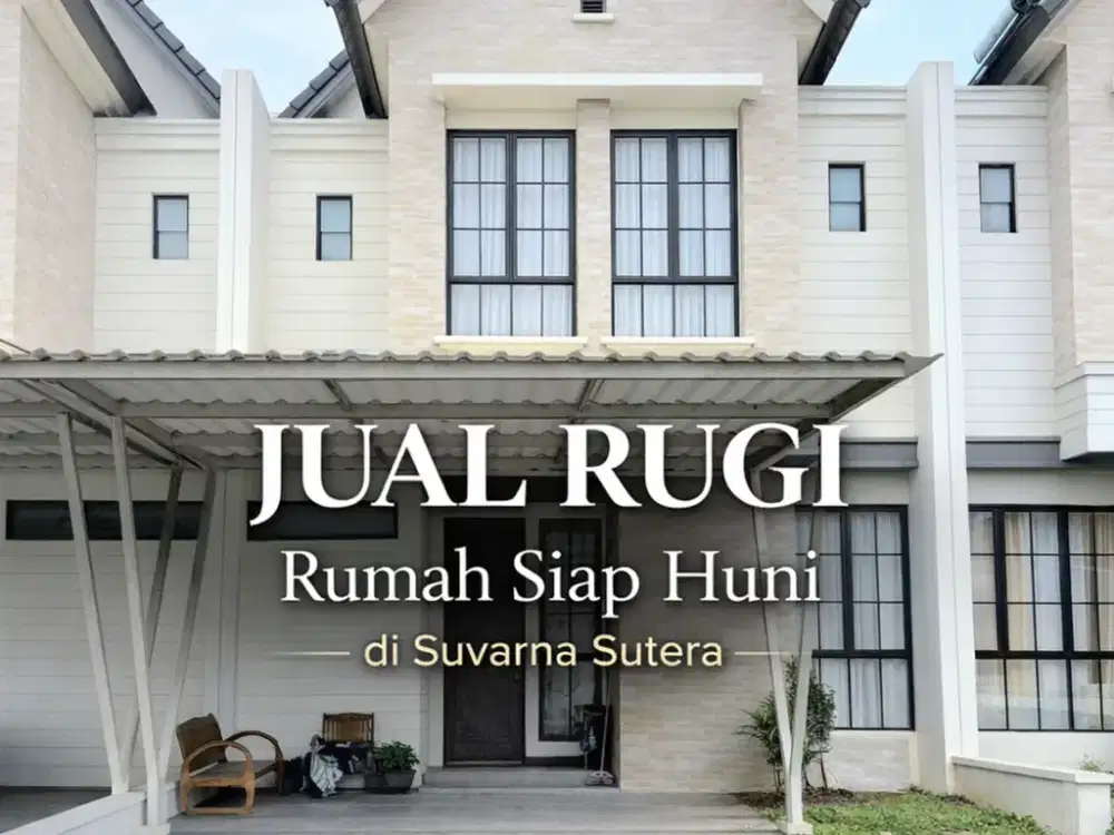 JUAL RUGI !!!  Rumah Siap Huni di SUVARNA SUTERA