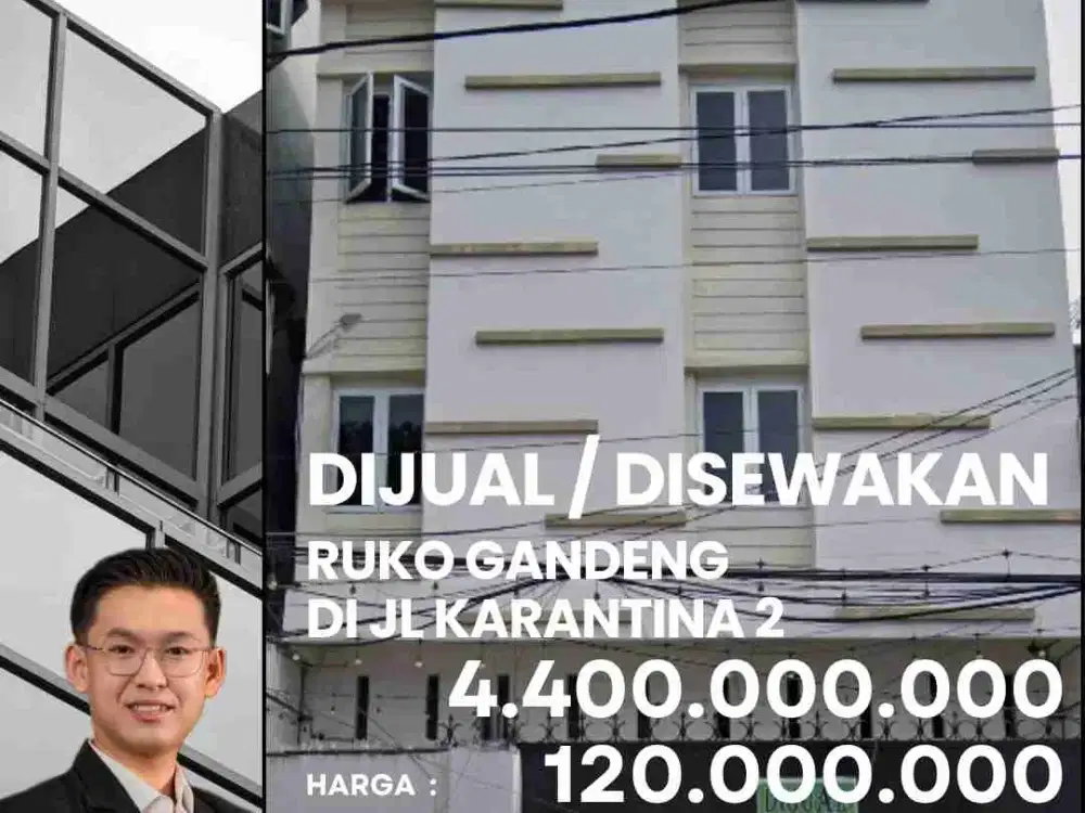 DI JUAL / DISEWAKAN RUKO DI JALAN KARANTINA II DAERAH KRAKATAU