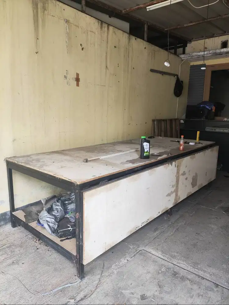 JUAL MEJA POTONG KAIN 300CM X 180CM 2 ALAS