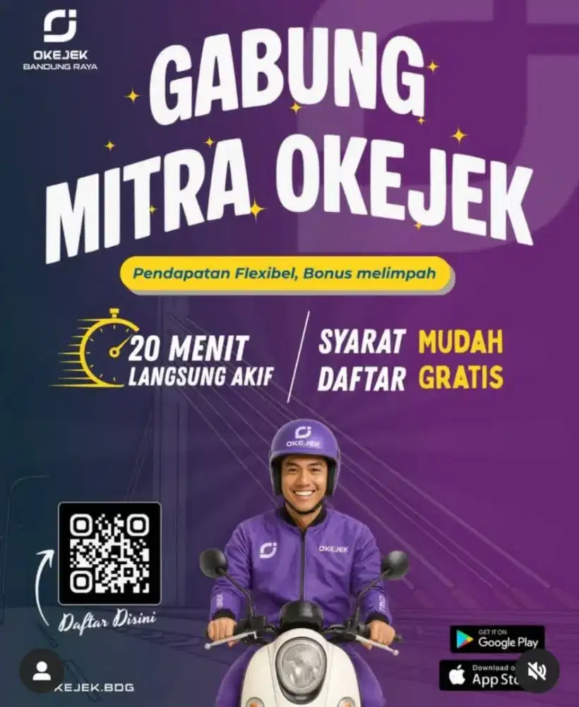 Mitra Driver oke jek, oke car dan oke bike