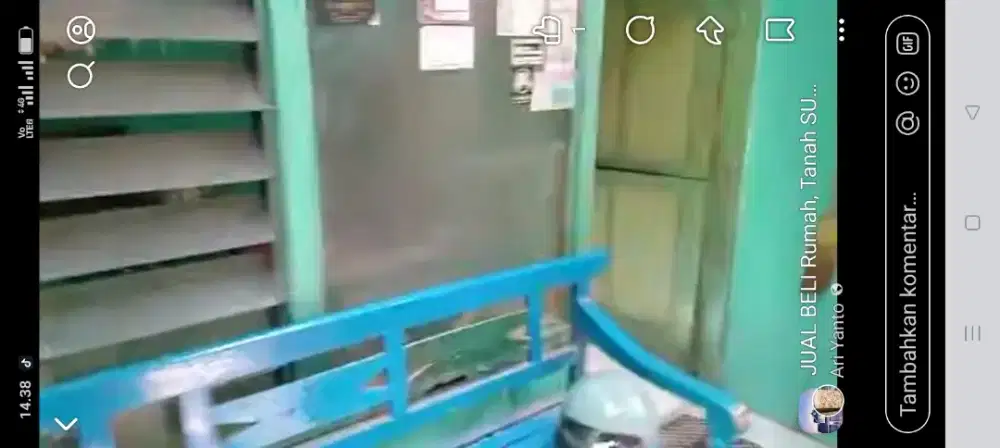 Jual rumah mungil lokasi dekat masjid Sayid lt 23m hrg 110jt nego