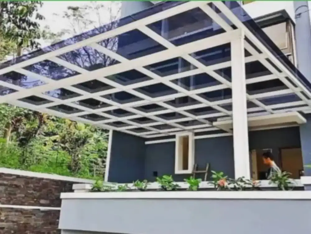 Jasa pasang kanopi teras dan dapur include bahan