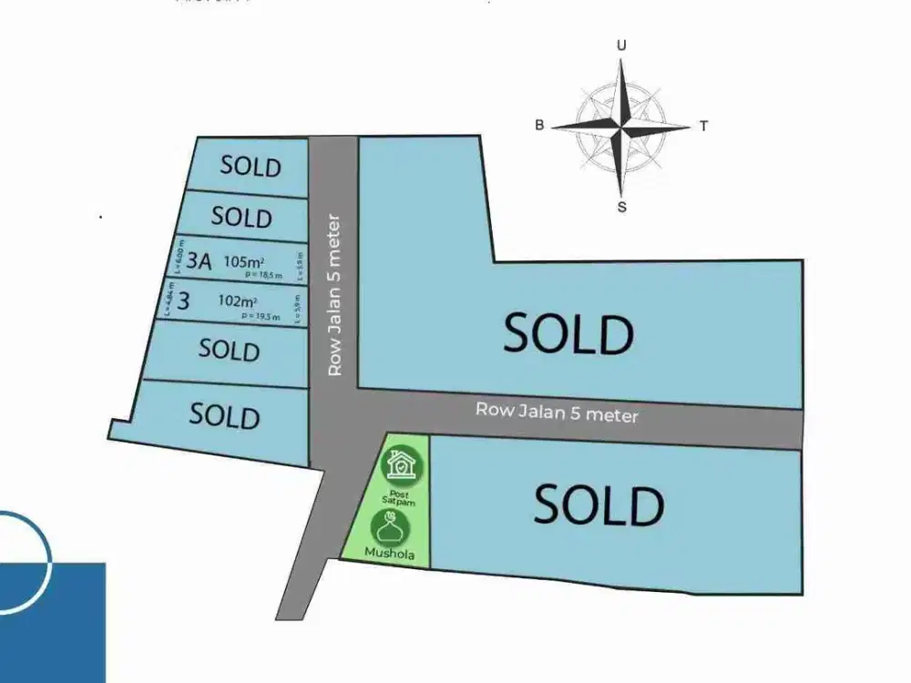 rumah pinggir jalan raya di Cibubur Jakarta Timur