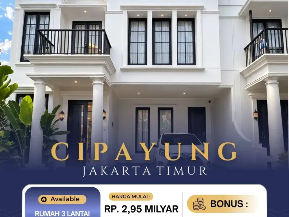 TURUN HARGA Rumah Ready Bagus Dekat Mabes TNI Jakarta Timur