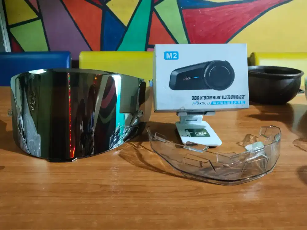 IC MAXTO M2 & VISOR IRIDIUM SILVER & SPOILER RTF