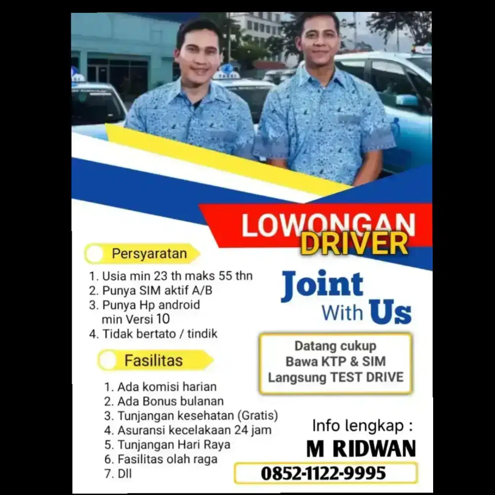 Lowongan Driver Bluebird Group