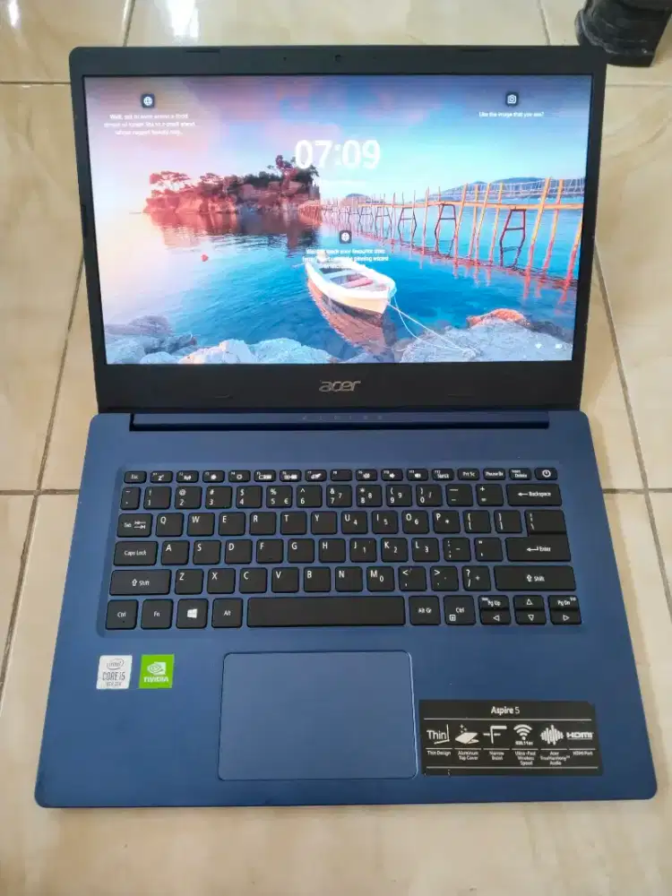 Dijual laptop Acer Aspire A514-32G intel i5 gen 10 Dual Vga Ram 8GB