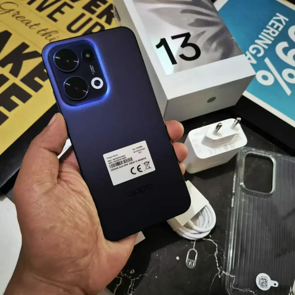 OPPO RENO 13 5G 12/256 GB FULSET ORI RESMI NO MINUS