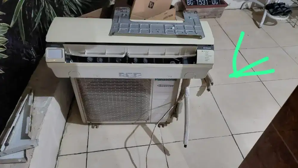 Terima AC rusak atau mati total