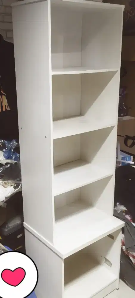 Jual rak 5 susun putih kondisi baik