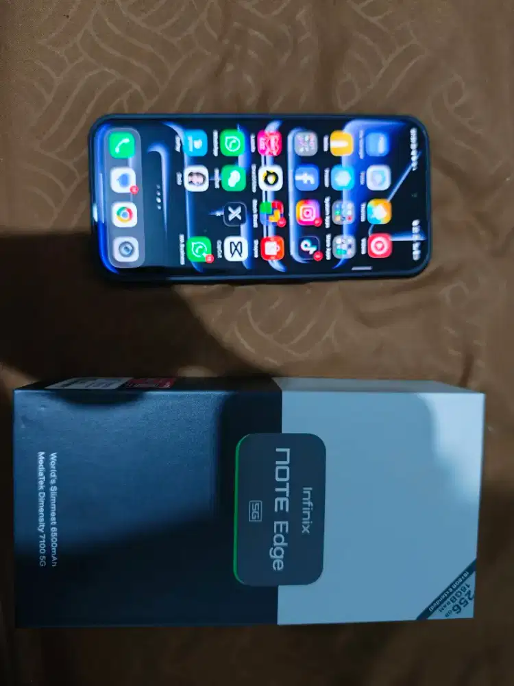 Infinix Note Edge Black 8/256 Pemakaian Seminggu